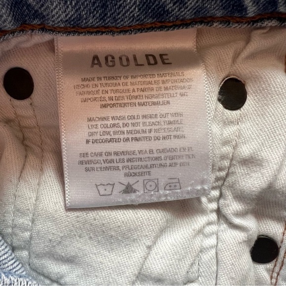 AGOLDE Merrel Mid Rise Straight Leg Jeans Size 24 - Picture 4 of 6